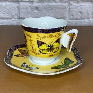 Butterfly Teacup with Wing Handle